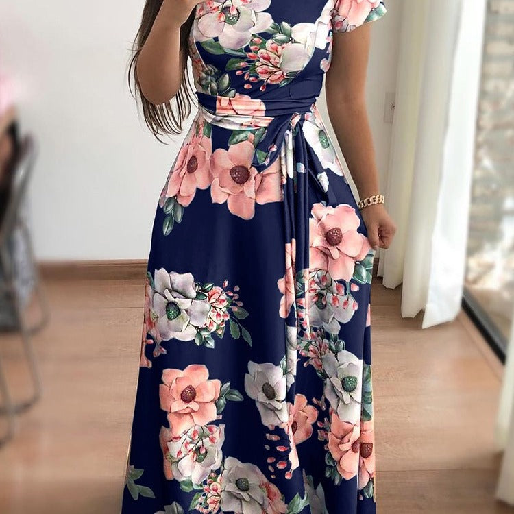 Robe maxi florale pour femmes Chic und Stil