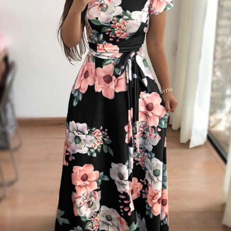 Robe maxi florale pour femmes Chic und Stil
