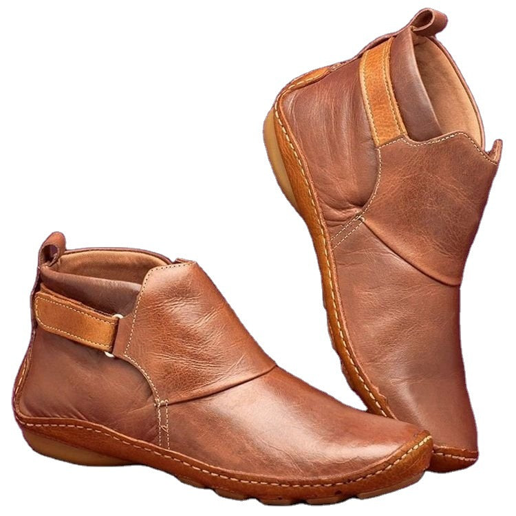 Bottines confort élégantes pour femmes en cuir de haute qualité Chic und Stil