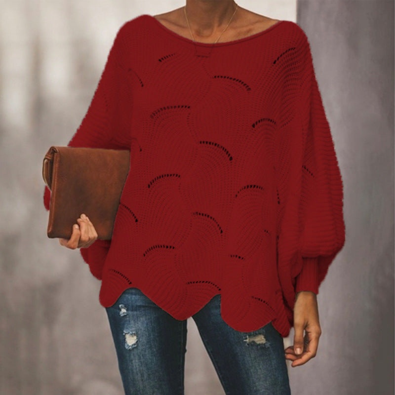 Pull en tricot pour femmes avec une structure aérienne et une coupe ample Chic und Stil