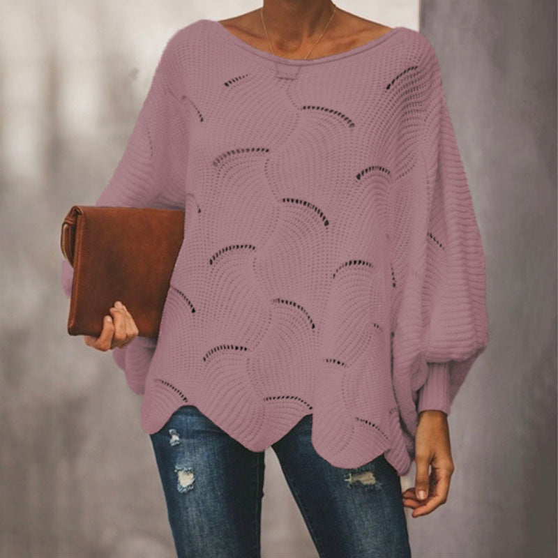 Pull en tricot pour femmes avec une structure aérienne et une coupe ample Chic und Stil