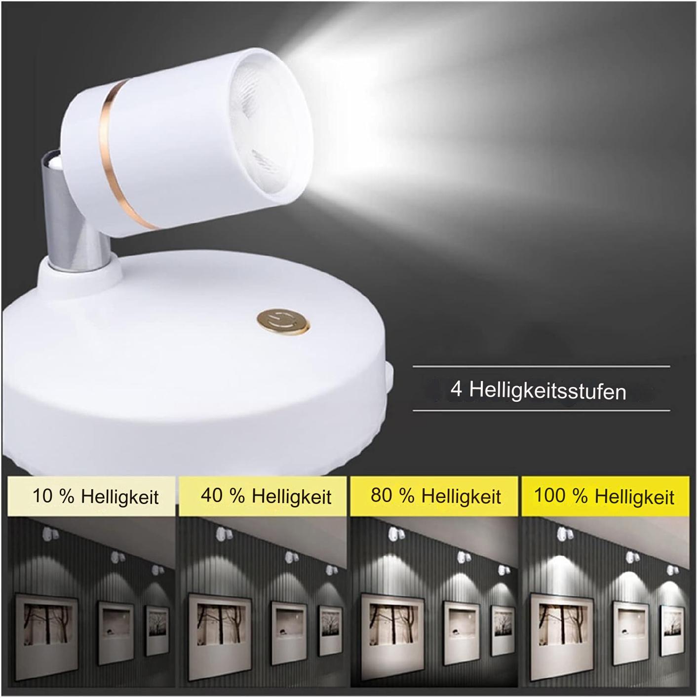 Chic and Style | Wireless, rechargeable LED spotlight and desk lamp with remote control