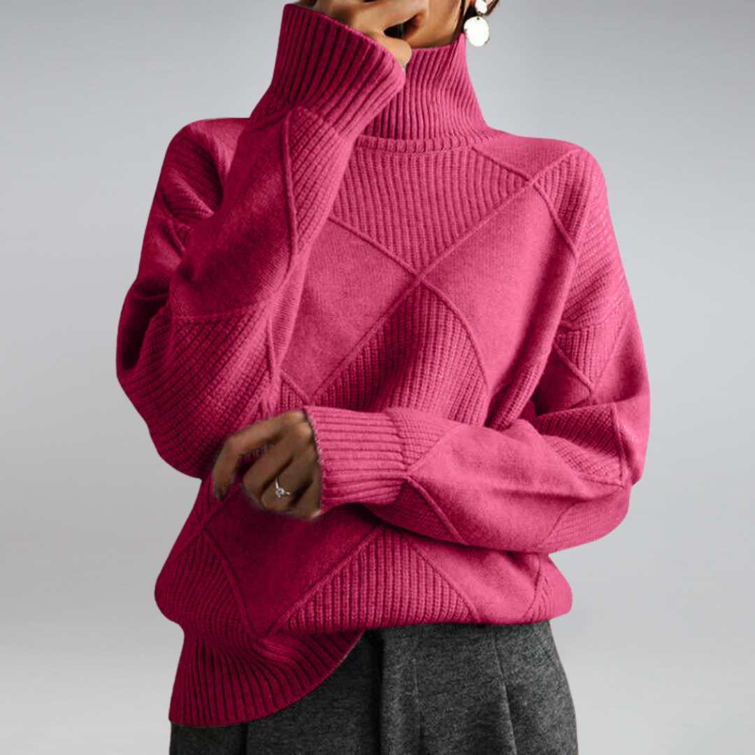 Chic and stylish | Comfortable women's turtleneck sweater