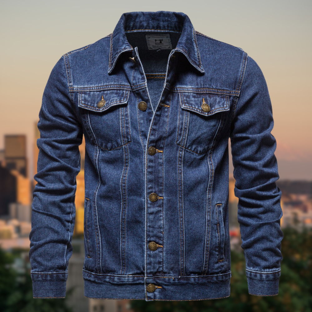 Chic und Stil | Denim Jacket with Classic Design