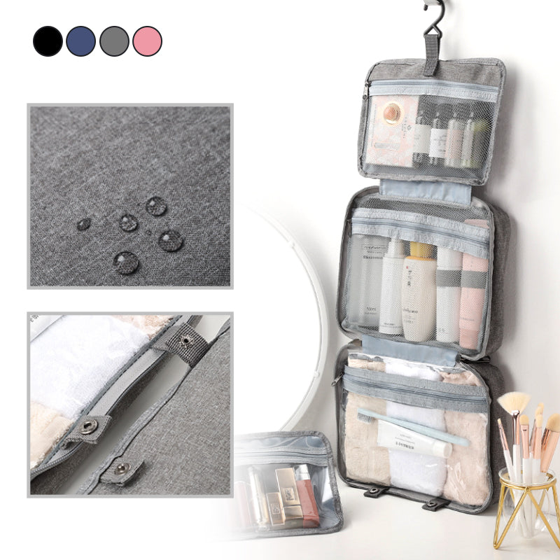 Chic and Style | Perfect for Travel - Women's Toiletry Bag with Hanging Hook