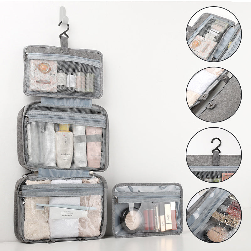 Chic and Style | Perfect for Travel - Women's Toiletry Bag with Hanging Hook