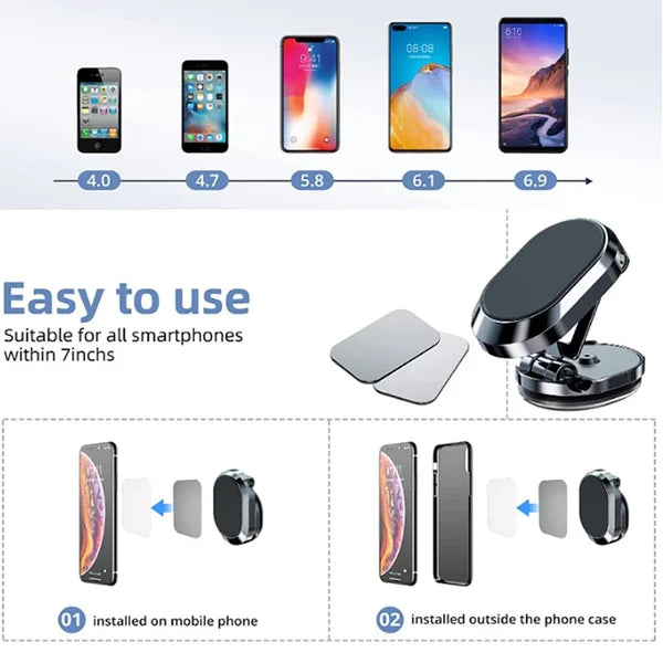 Chic and Style | Magnetic Car Phone Holder