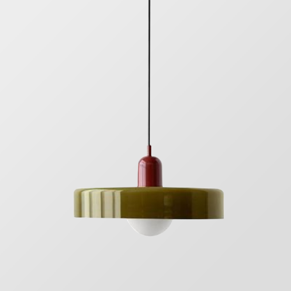 Chic and Style | Pendant lights made of colored glass | Elegant pendant light in Bauhaus style | Designer lamp for living room and dining room