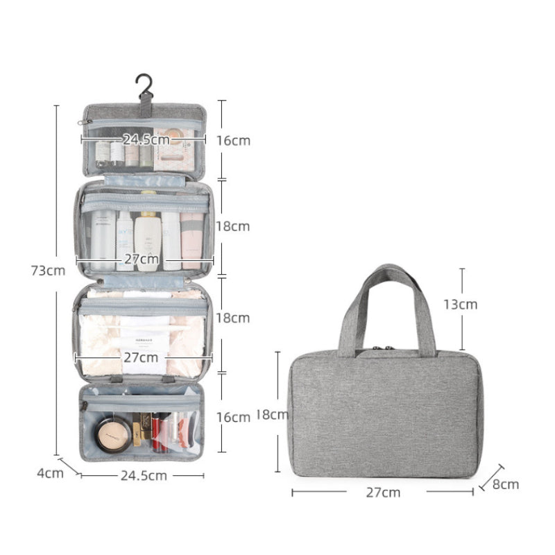 Chic and Style | Perfect for Travel - Women's Toiletry Bag with Hanging Hook