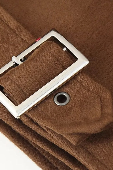 Chic und Stil | Fit Brown Casual Jacket