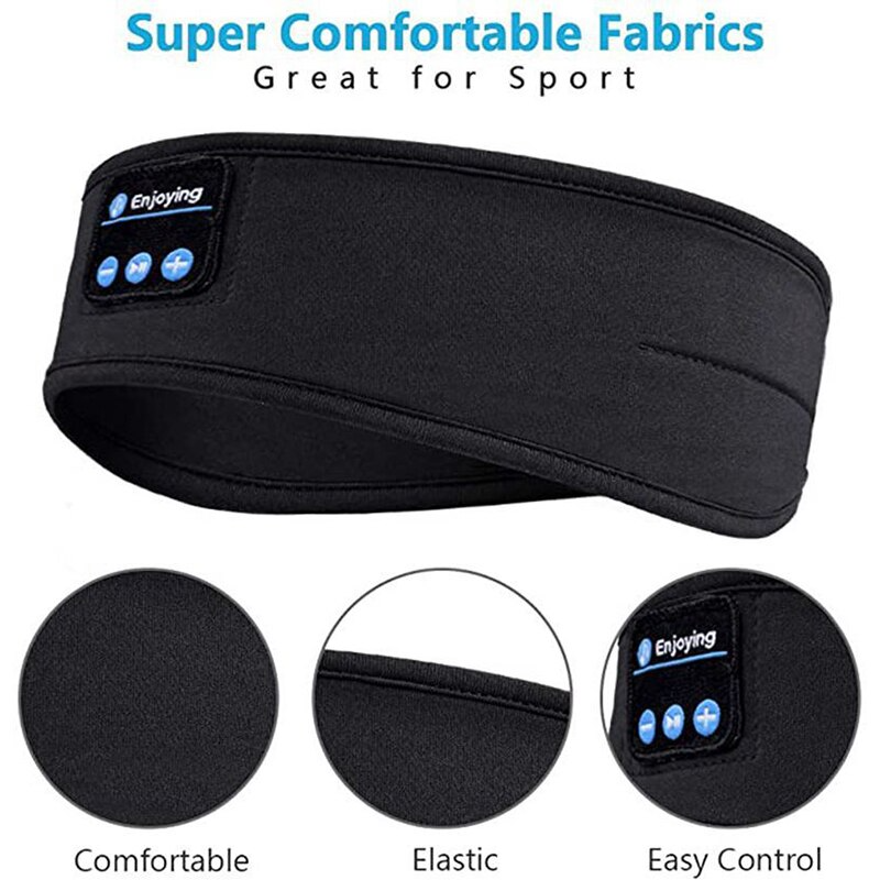 Chic and Style | Bluetooth Sleep Mask – Bluetooth 5.0 – Strap Size 27 x 10 cm – Wall Clock