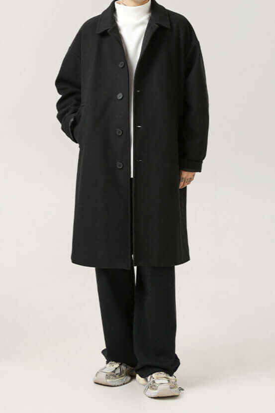 Chic und Stil | Men’s classic oversized wool coat