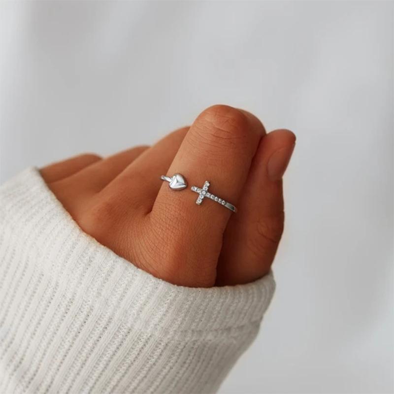 Chic and Style | S925 Sterling Silver Love Cross Ring