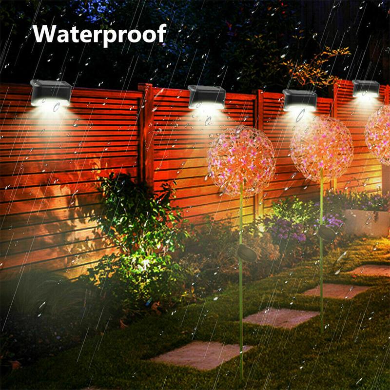 Chic and Style | Waterproof Solar Stair Lights for Outdoor Use (4 Pieces)