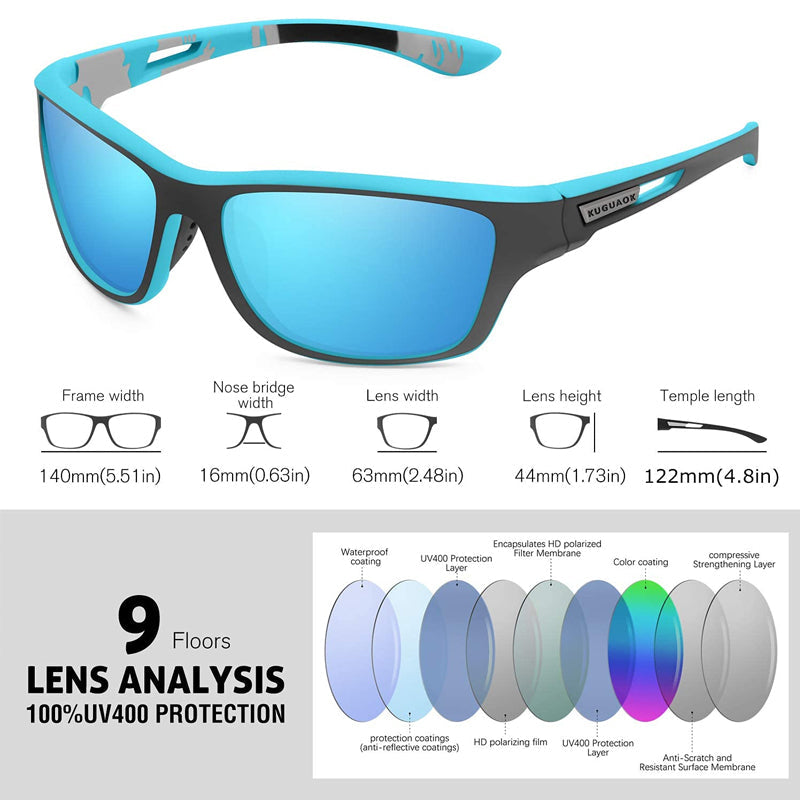 Chic and Style | Outdoor sports glasses with anti-glare polarized lenses