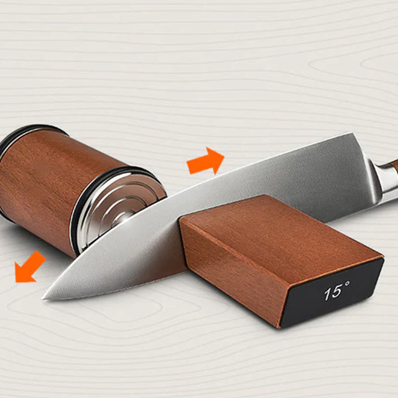 Chic and Style | Rolling Knife Sharpener Set