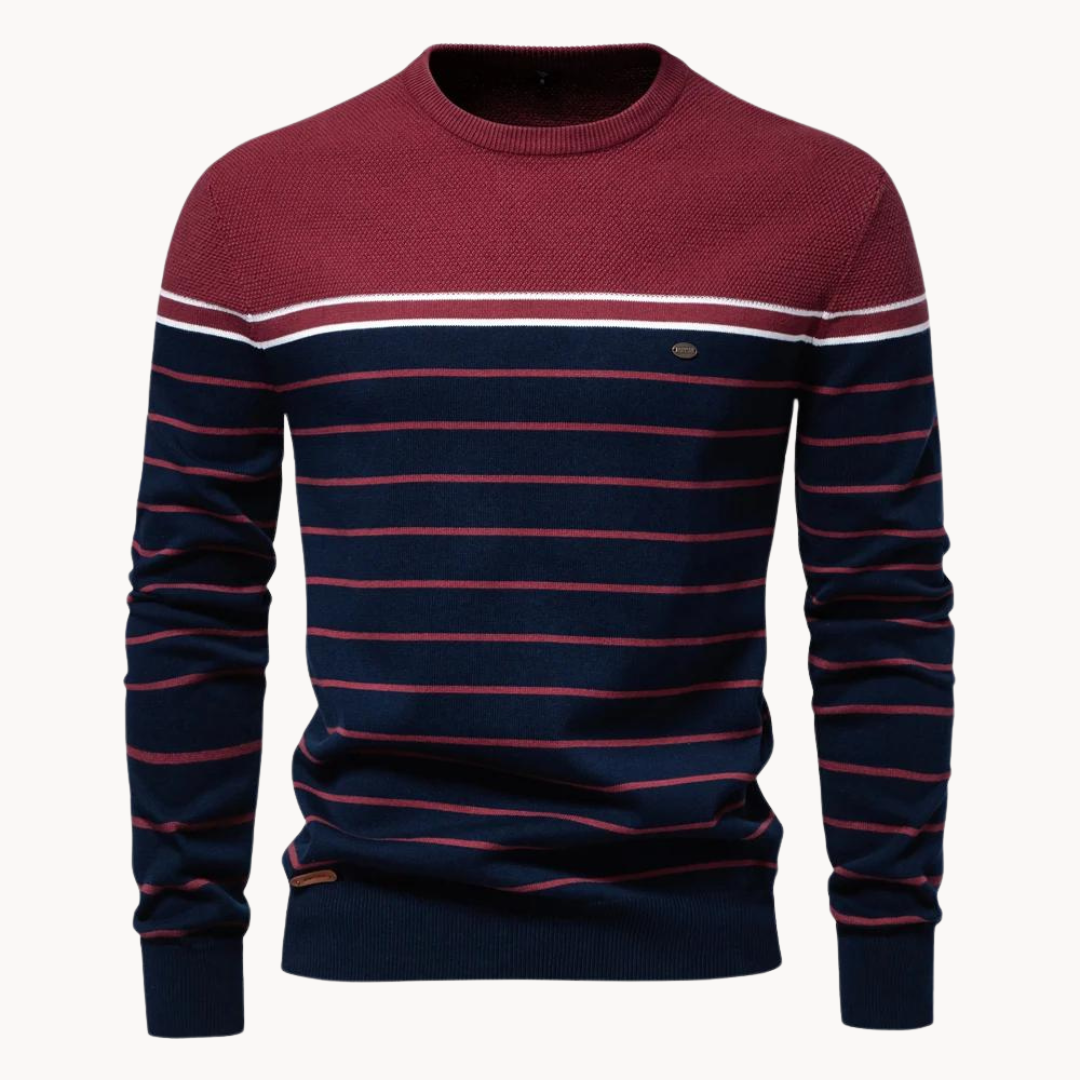 Chic und Stil | Casual knitted sweater for men