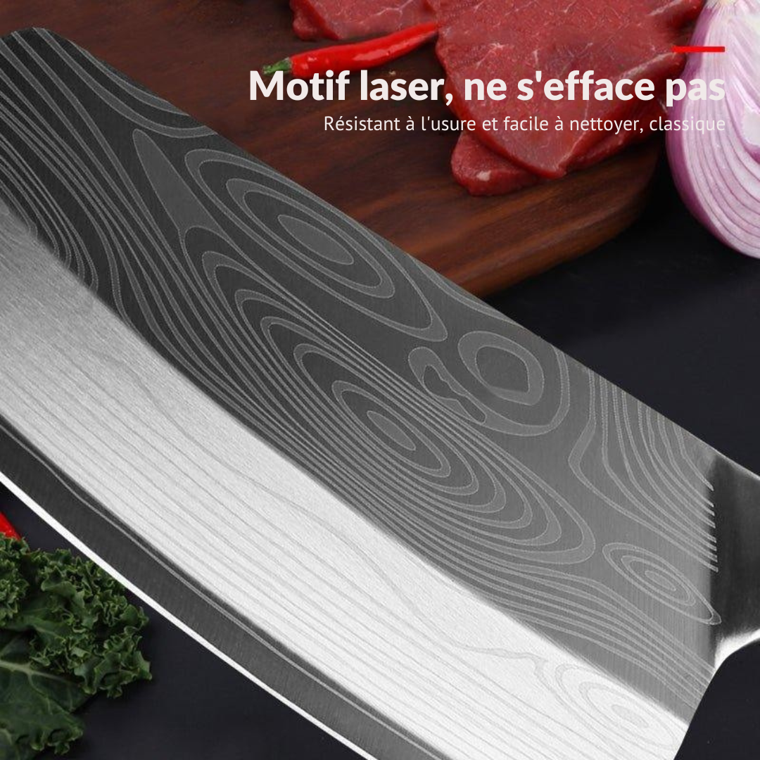 Couteau de Boucher à Hache de 20 cm - ChicUndStil