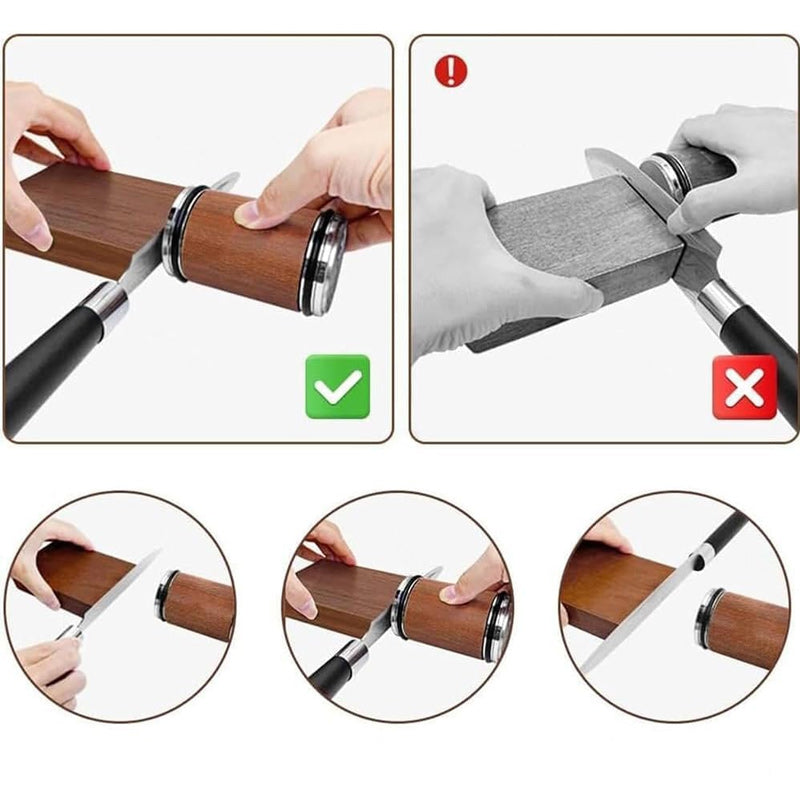 Chic and Style | Rolling Knife Sharpener Set