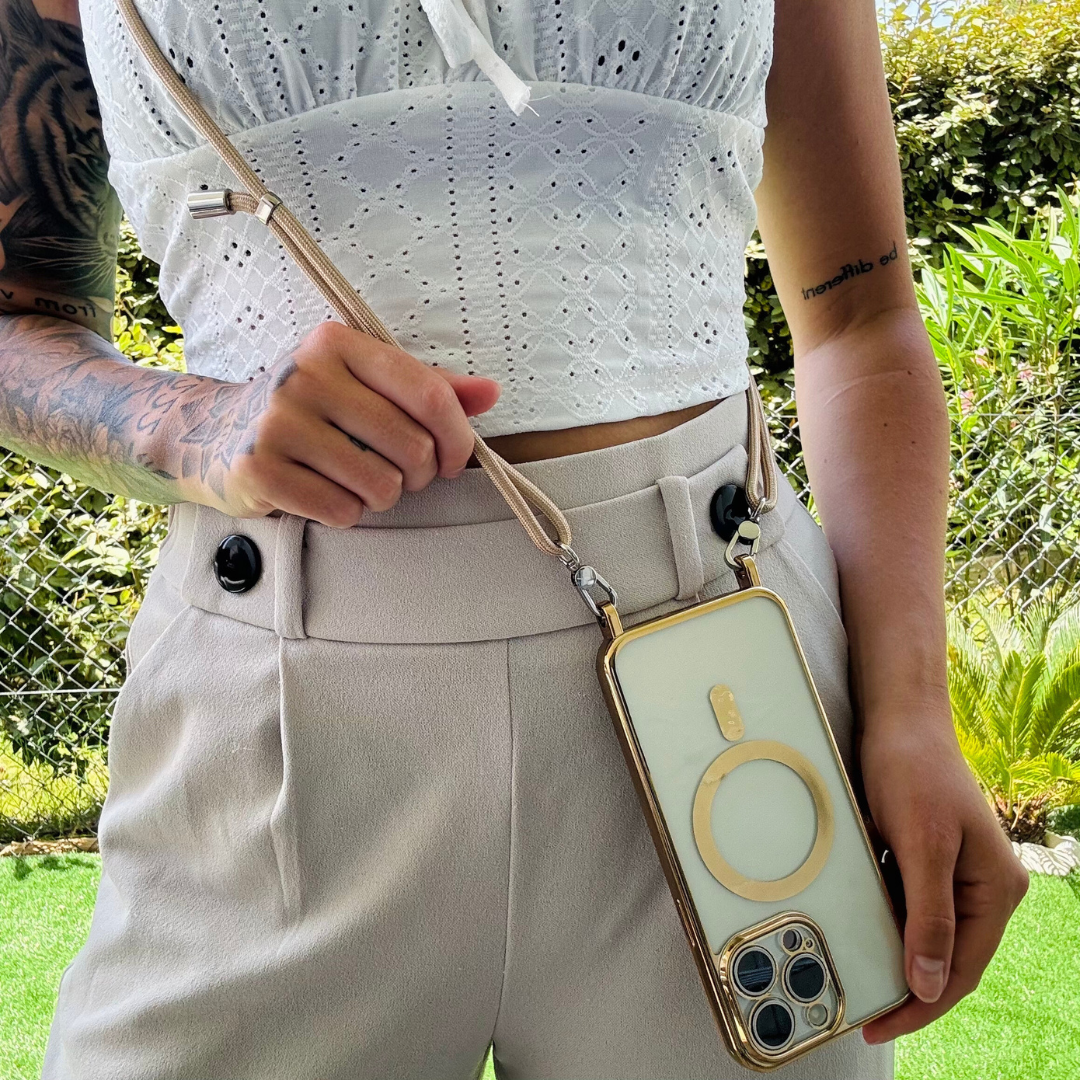 Chic and Style | iPhone Best MagSafe Shoulder Case - "Saint"