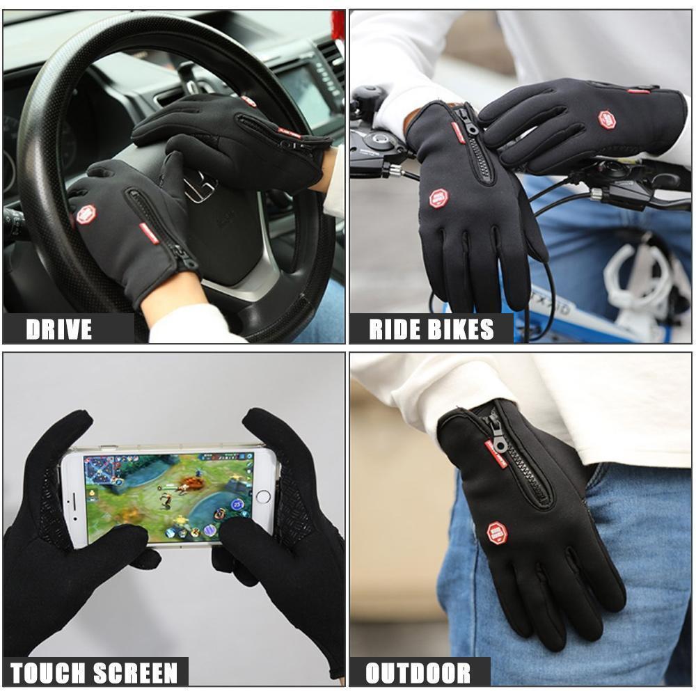 Chic und Stil | Gants Thermiques Chauds Cyclisme Course Conduite