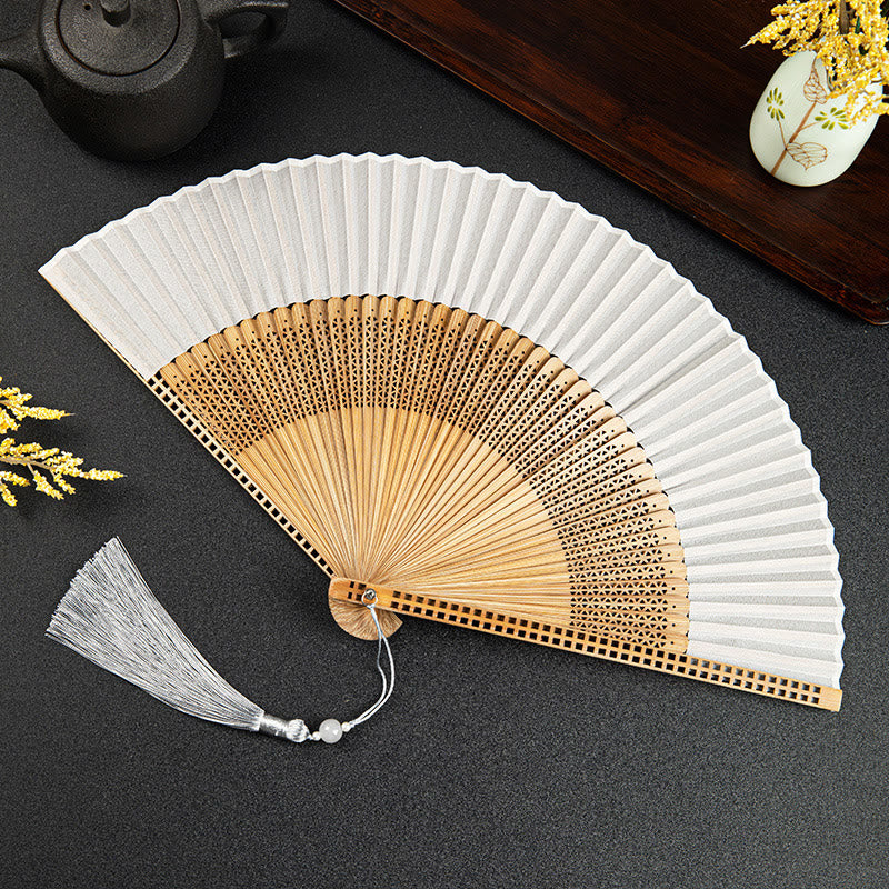 Chic and Style | Handmade bamboo silk fan
