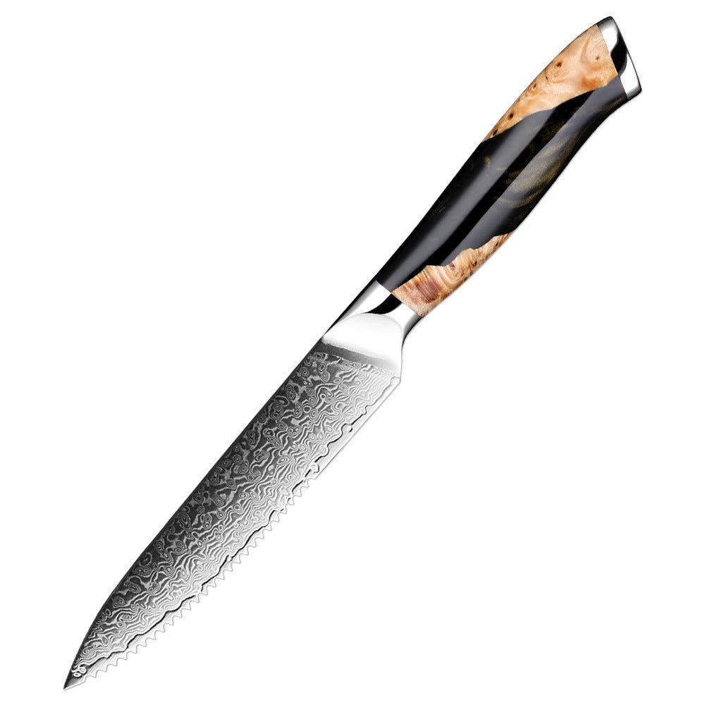 Ensemble de Couteaux à Steak Damas en 6 Pièces - ChicUndStil