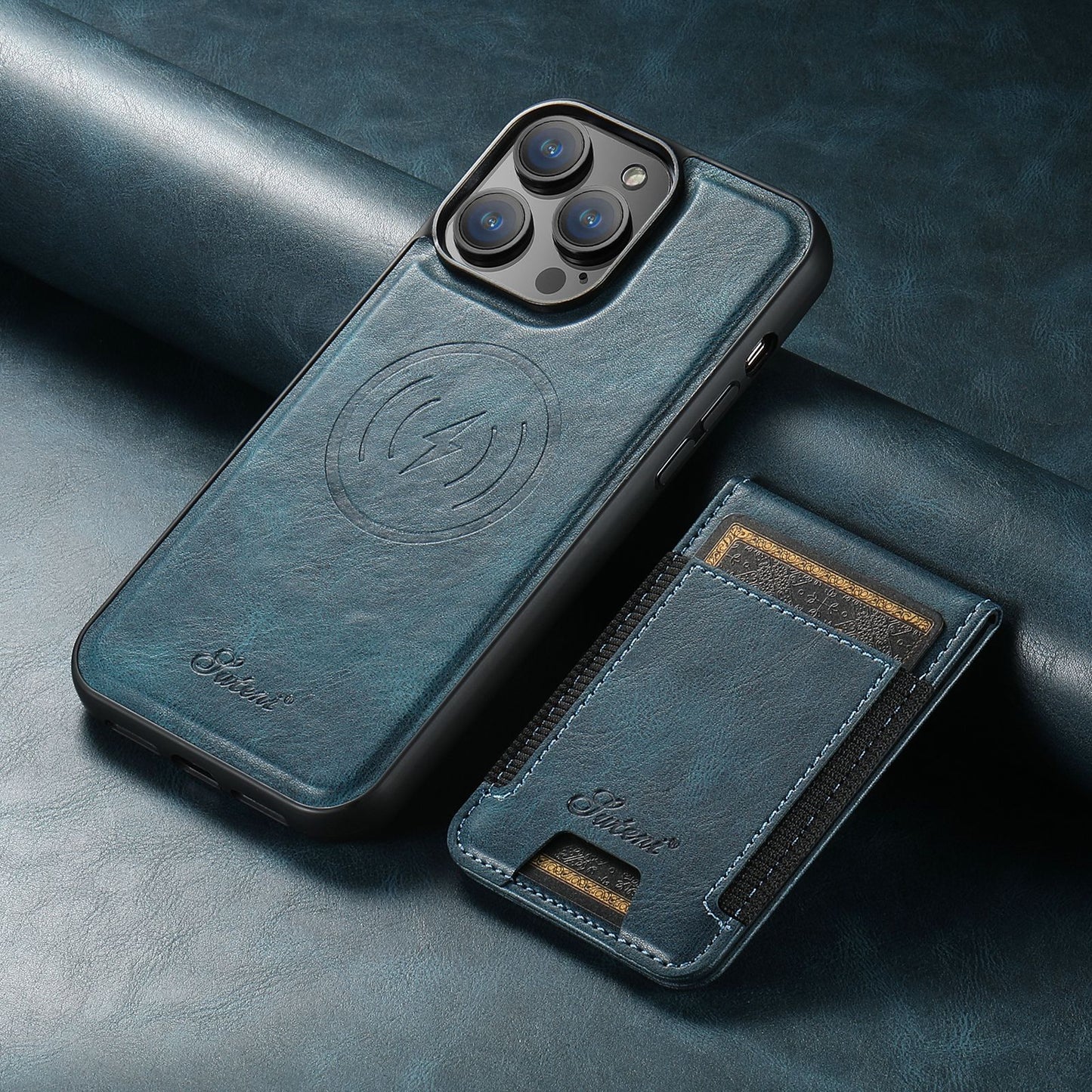 Chic and Style | Leather phone case with card holder and MagSafe compatibility