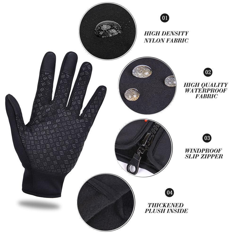 Chic und Stil | Gants Thermiques Chauds Cyclisme Course Conduite