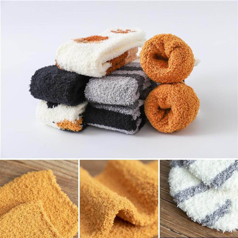 Chic and Style | Thick and warm floor socks with soft cat claws