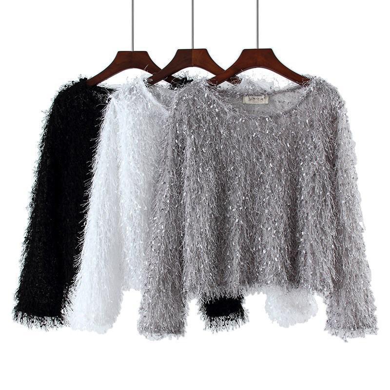 Chic and Stil | Round neck teddy sweater