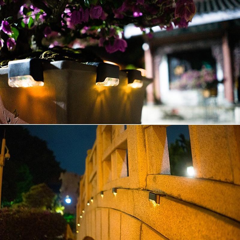 Chic and Style | Waterproof Solar Stair Lights for Outdoor Use (4 Pieces)