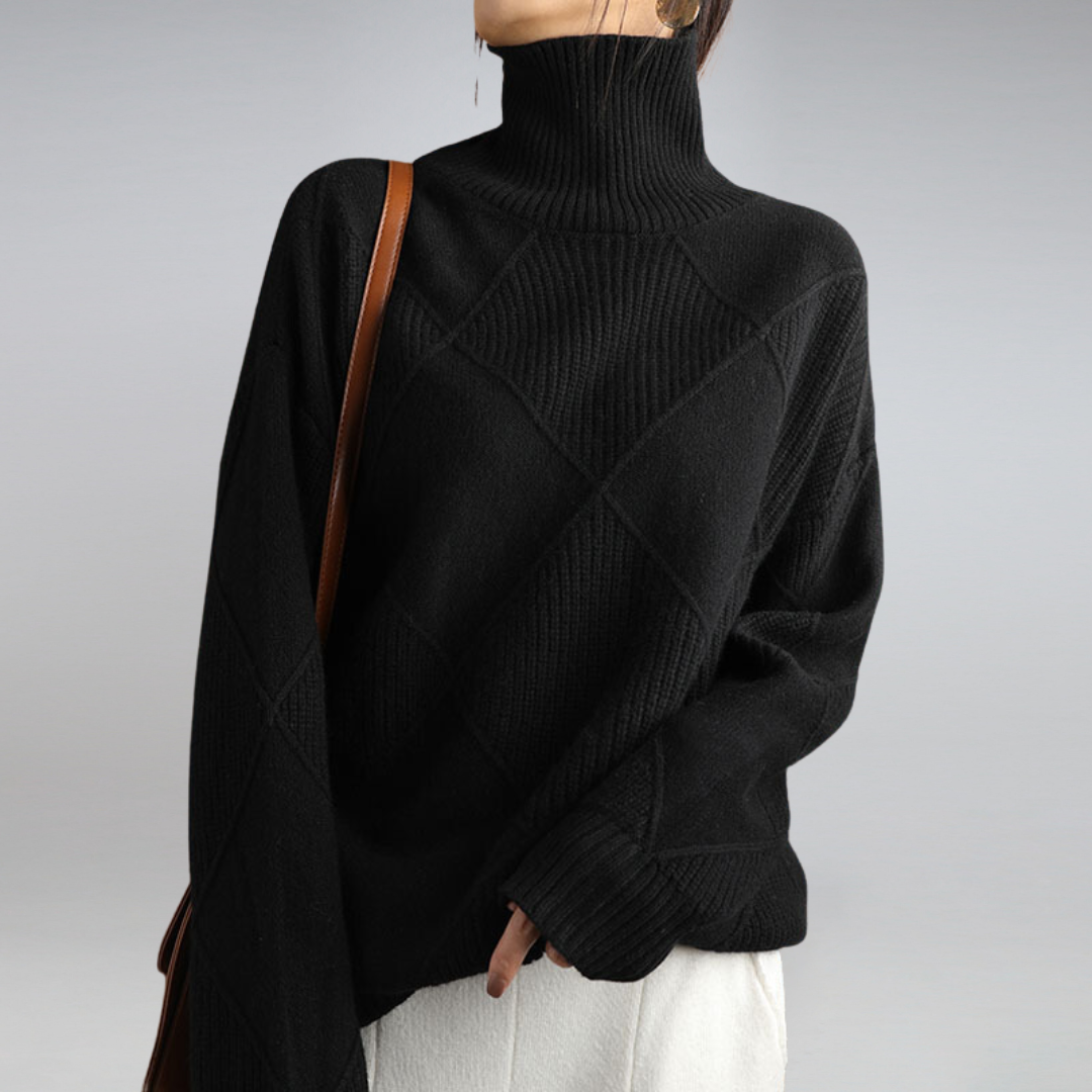 Chic and stylish | Comfortable women's turtleneck sweater