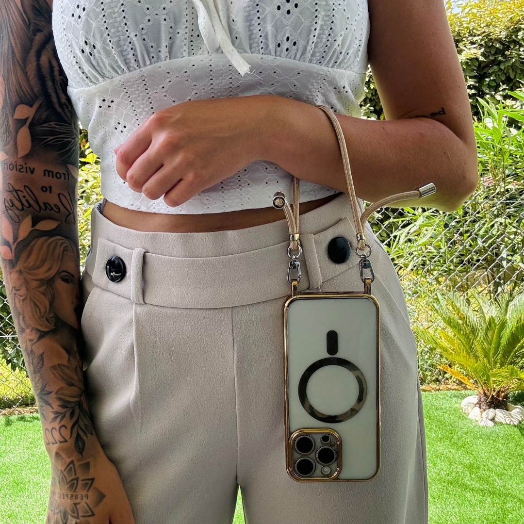 Chic and Style | iPhone Best MagSafe Shoulder Case - "Saint"