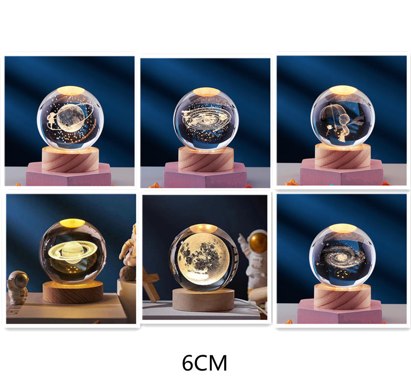 Chic and Style | 3D Crystal Night Light