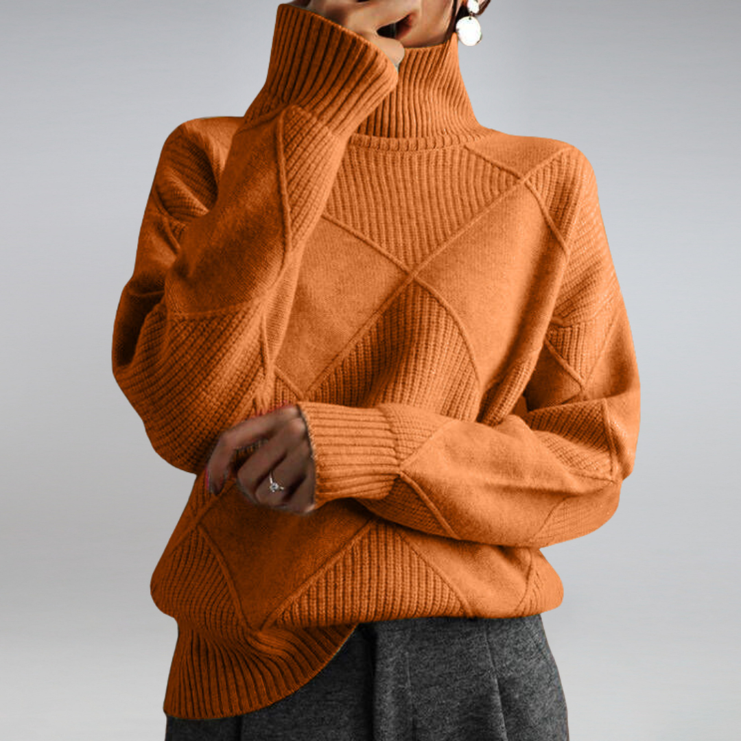 Chic and stylish | Comfortable women's turtleneck sweater