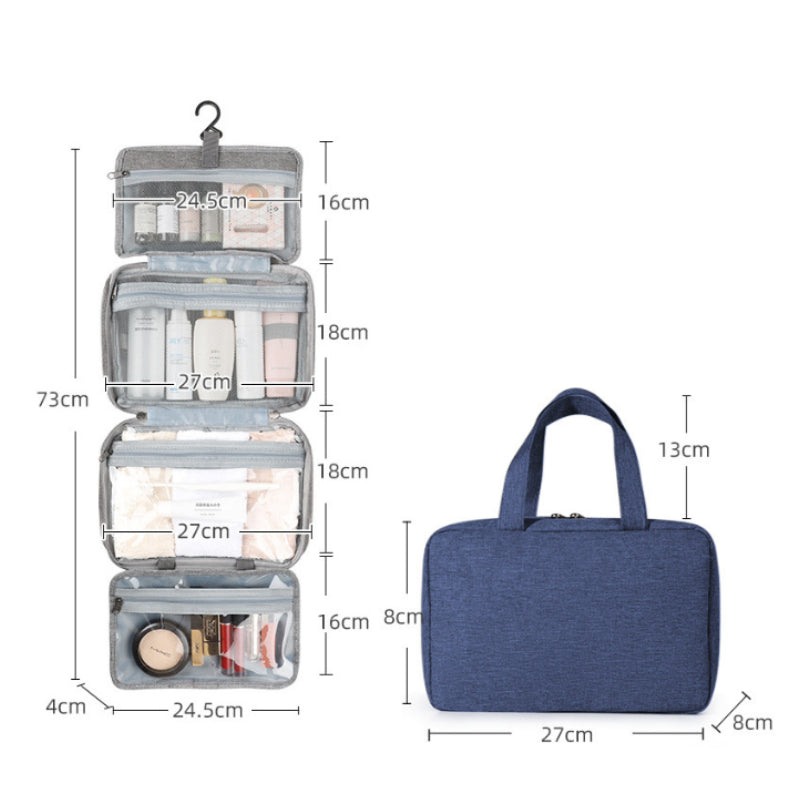 Chic and Style | Perfect for Travel - Women's Toiletry Bag with Hanging Hook