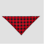 Chic und Stil | "Christmas With My Tribe" Pattern White Long Sleeve with Black-Red Checkered Pants Family Matching Pajamas