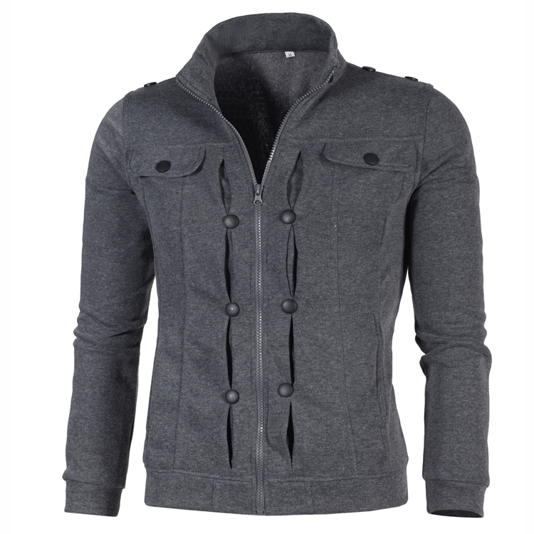 Veste de sweat d'hiver pour femmes avec des détails de bouton stylés Chic und Stil
