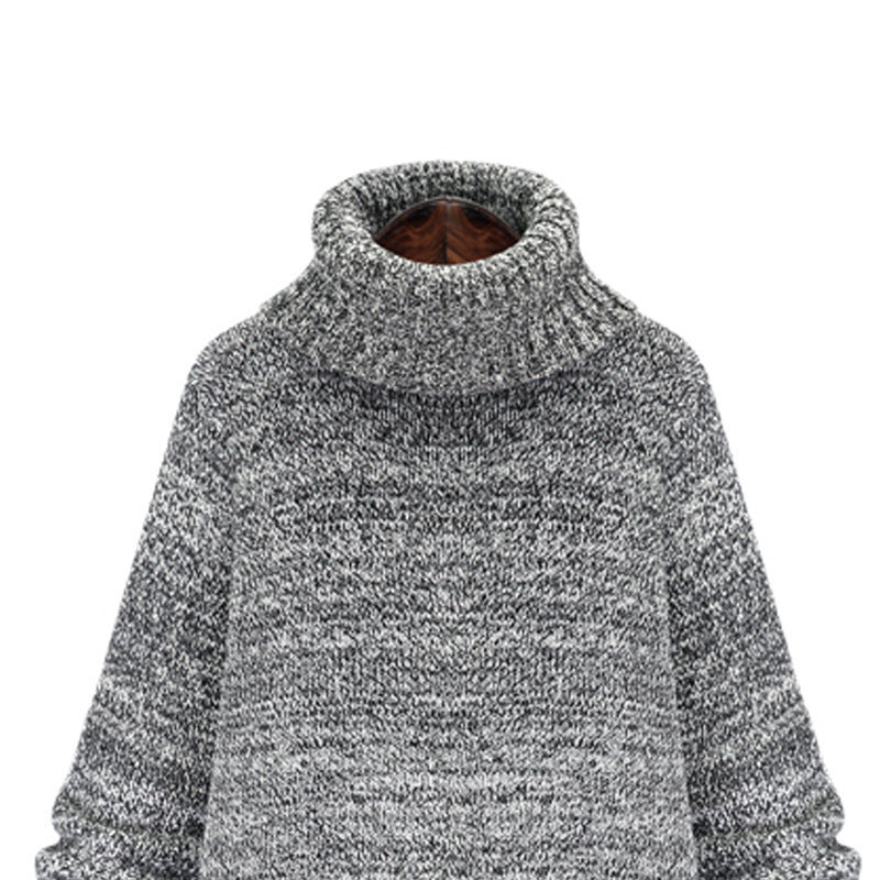 Pull en tricot pour femmes avec col montant et coupe oversize décontractée Chic und Stil
