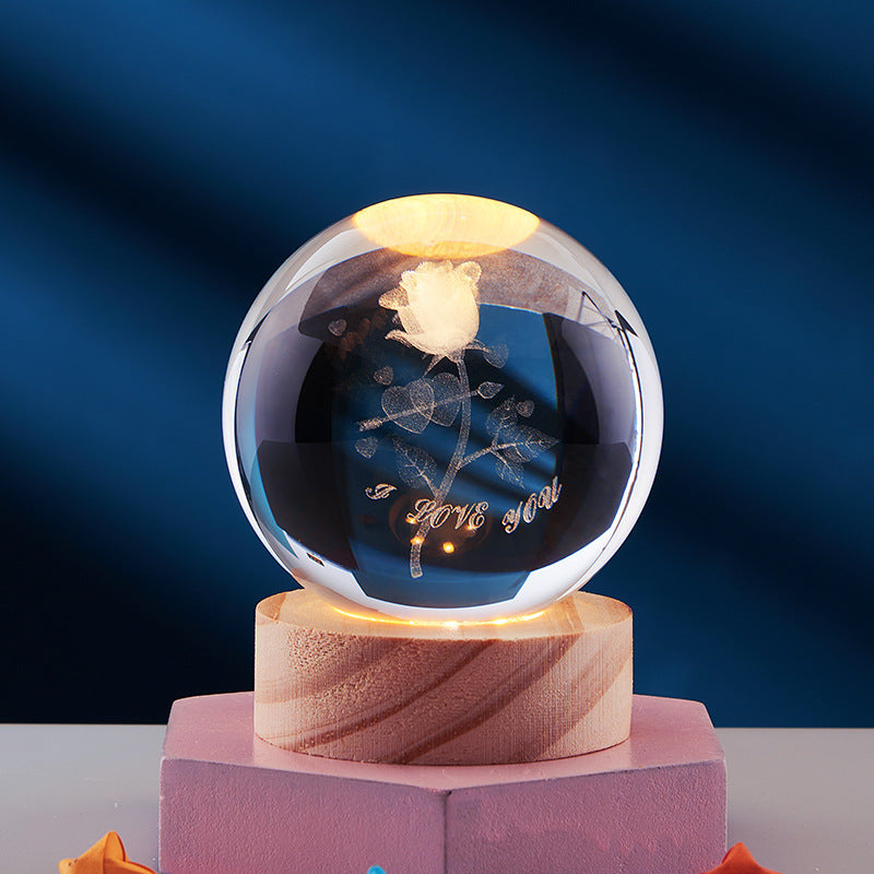 Chic and Style | 3D Crystal Night Light