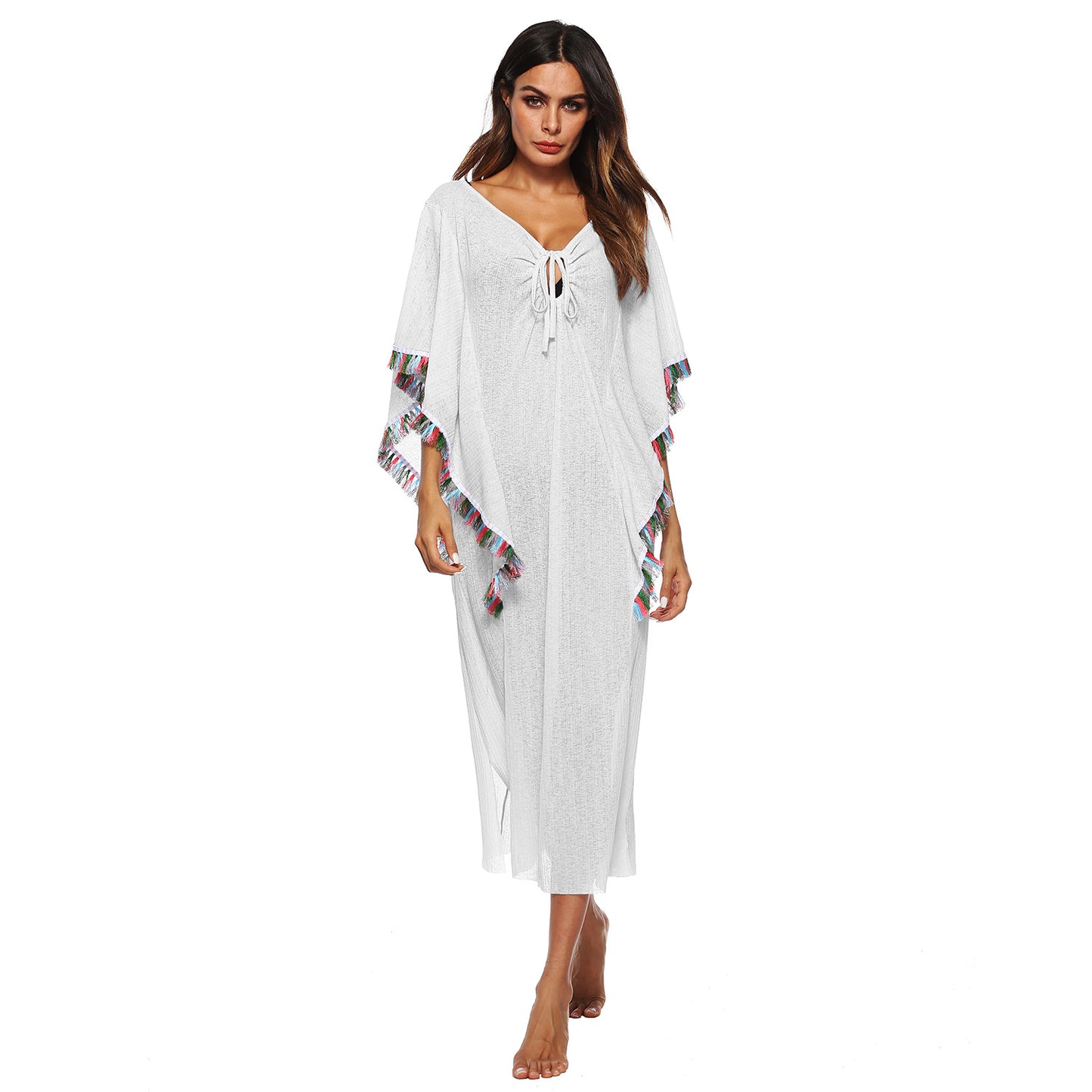 Poncho léger à franges pour femmes Chic und Stil