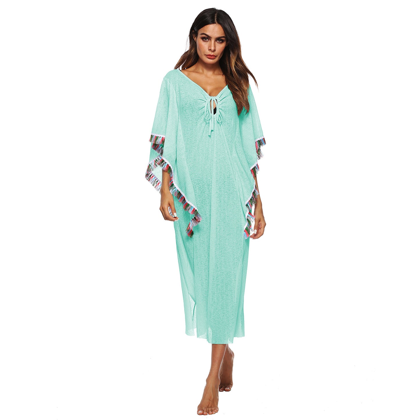 Poncho léger à franges pour femmes Chic und Stil