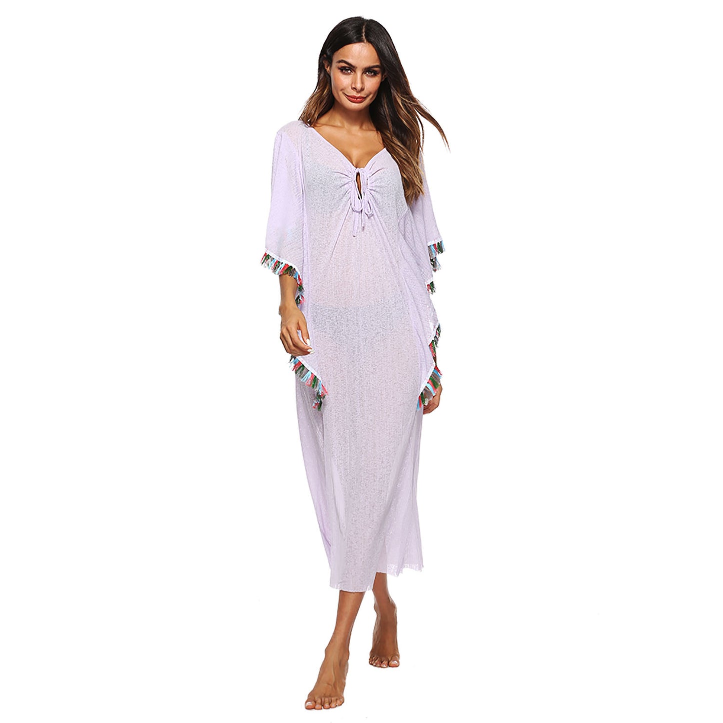 Poncho léger à franges pour femmes Chic und Stil