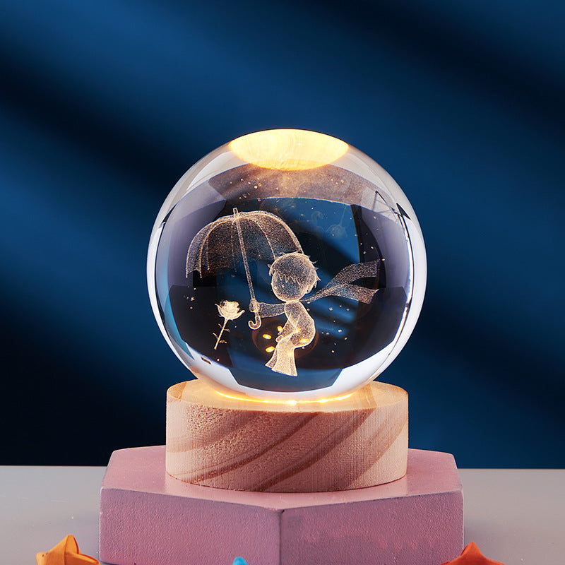 Chic and Style | 3D Crystal Night Light