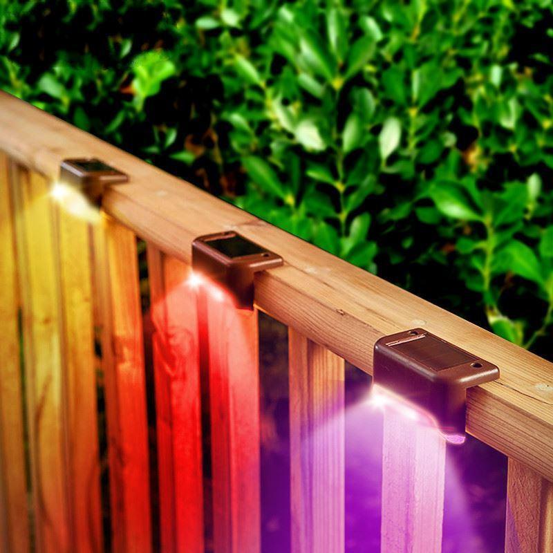 Chic and Style | Waterproof Solar Stair Lights for Outdoor Use (4 Pieces)