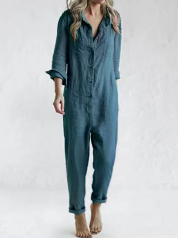 Chic und Stil | Long-sleeved Jumpsuit