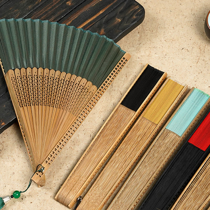Chic and Style | Handmade bamboo silk fan
