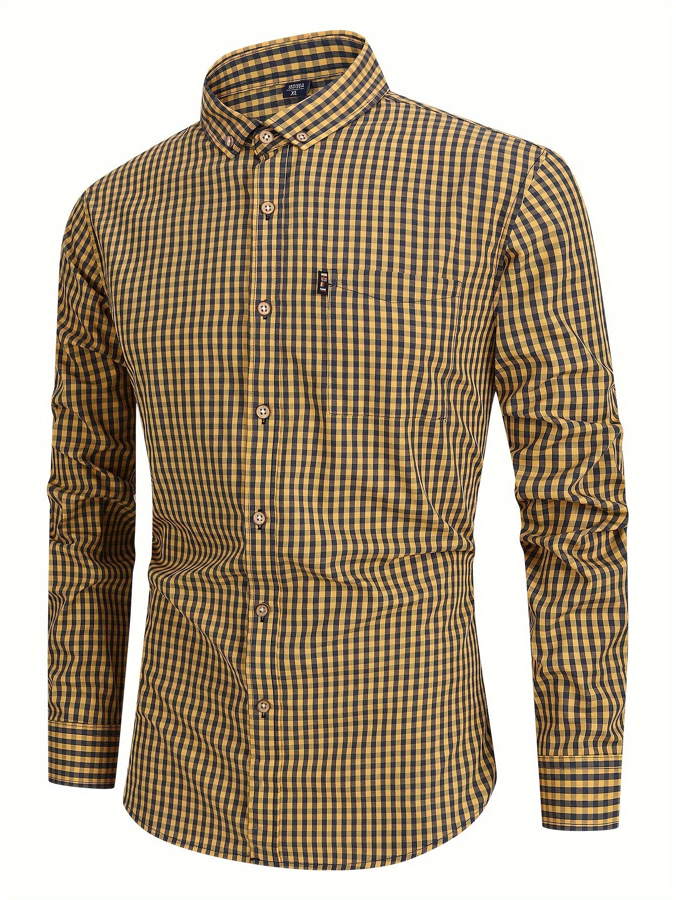 Chic und Stil | Chemise Carreaux pour Hommes – Élégante & Polyvalente
