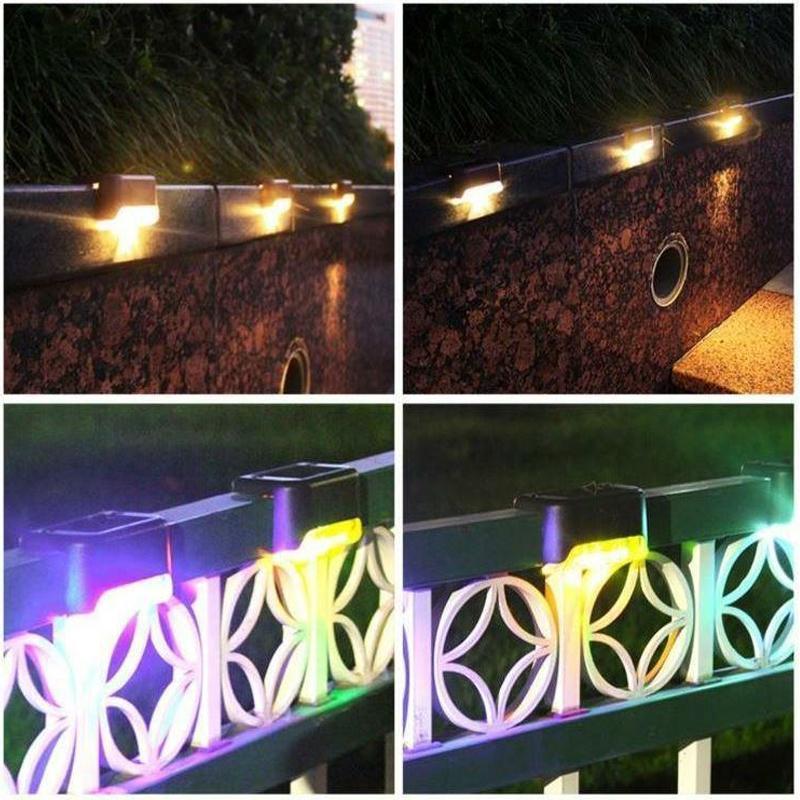 Chic and Style | Waterproof Solar Stair Lights for Outdoor Use (4 Pieces)